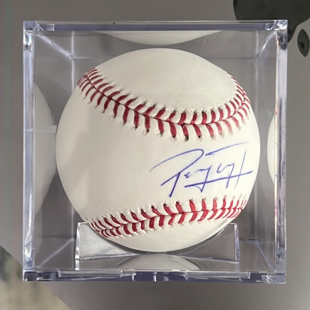 Autographed Baseball - Jose Peraza